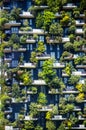 Bosco verticale, Vertical Forest, Milan, Porta Nuova skyscraper residences, Italy. Royalty Free Stock Photo