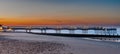 Boscombe Pier sunrise Royalty Free Stock Photo