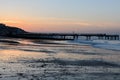 Boscombe Pier sunrise Royalty Free Stock Photo