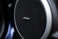 Bose logo audio system in a car door Royalty Free Stock Photo