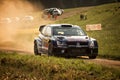 Bosenberg , Germany - August 22: Norwegian driver ANDREAS MIKKELSEN and his codriver Ola Floene in a Volkswagen Polo R WRC