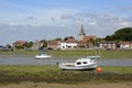 Bosham at low tide. Sussex. England Royalty Free Stock Photo