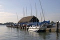 Bosham Quay at high tide. UK Royalty Free Stock Photo