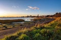 BOSHAM, WEST SUSSEX/UK - DECEMBER 5 : A Winter`s Afternoon at Bo Royalty Free Stock Photo