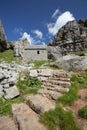 Bosherton, Pembrokeshire, Wales, UK, July 2014, View of Saint Govans Chapel Royalty Free Stock Photo