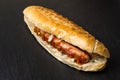 Bosna or Bosner Austrian Hot Dog Royalty Free Stock Photo