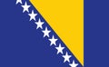 Bosnia flag vector - Bosnia and Herzegovina