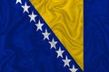 Bosnia and Herzegovina country flag Royalty Free Stock Photo