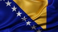 Bosnia and Herzegovina, flag Royalty Free Stock Photo