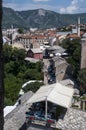 Mostar, Stari Most, Old Bridge, Bosnia and Herzegovina, Europe, old city, street, architecture, walking, skyline, tourism, visit Royalty Free Stock Photo