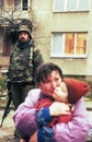 BOSNIAN CIVIL WAR Royalty Free Stock Photo