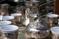 Bosnian coffee set Royalty Free Stock Photo