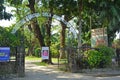 Bosoboso church gate entrance arch in Antipolo City, Philippines