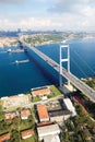 Bosphorus Bridge Istanbul Turkey Royalty Free Stock Photo