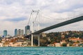 Bosphorus bridge in Istanbul, Turkey