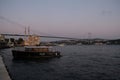 Bosphorus Bridge and Ortakoy Mosque at sunset