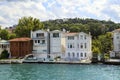 Bosphorus residential houses,Istanbul,Turkey.