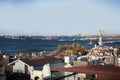 Bosphorus strait from top roof