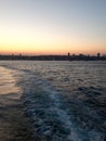 Bosphorus Sunset View Royalty Free Stock Photo