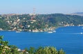 Bosphorus view, Istanbul, Turkey Royalty Free Stock Photo