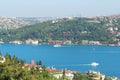 Bosphorus view, Istanbul, Turkey Royalty Free Stock Photo