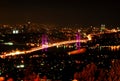 Bosporus bridge istanbul Royalty Free Stock Photo