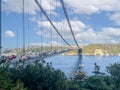 Bosporus Bridge, 15th July Martyrs Bridge AKA 15 Temmuz Sehitler Koprusu, Istanbul, Turkey