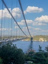 Bosporus Bridge, 15th July Martyrs Bridge AKA 15 Temmuz Sehitler Koprusu, Istanbul, Turkey