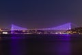 Bosporus bridges, Istanbul, Turkey Royalty Free Stock Photo