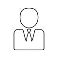 Boss, businessman, chief, customer, employee, manager outline icon