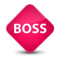 Boss elegant pink diamond button