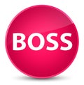 Boss elegant pink round button