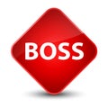 Boss elegant red diamond button