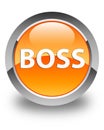 Boss glossy orange round button