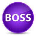 Boss elegant purple round button