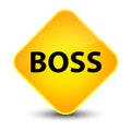 Boss elegant yellow diamond button