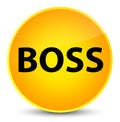 Boss elegant yellow round button