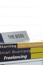 THE BOSS Name plate