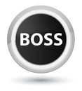 Boss prime black round button