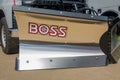 BOSS Snowplow Snow Plow Thrower and Trademark Logo