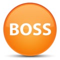 Boss special orange round button