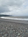 Bossington beach west somerset calm