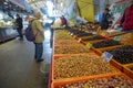 Bostanli / Izmir / Turkey, February 20, 2019, Bostanli bazaar olive market