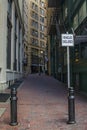 Boston back alley Royalty Free Stock Photo