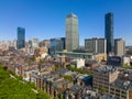 Boston Back Bay aerial view, MA, USA Royalty Free Stock Photo