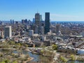 Boston Back Bay modern skyline, Boston, USA Royalty Free Stock Photo