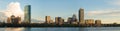 Boston Back Bay panorama Royalty Free Stock Photo