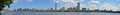 Boston Charles River and Back Bay skyline, USA Royalty Free Stock Photo