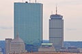 Boston Back Bay skyline, USA Royalty Free Stock Photo