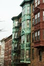 Boston brownstones